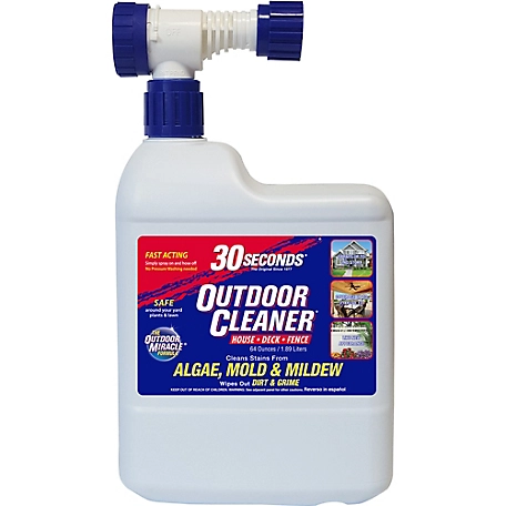 WET & FORGET Mold and Mildew Disinfectant Cleaner, 64 oz Bottle - Cleaning  Supplies