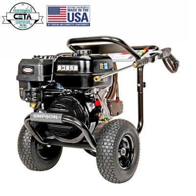 Image showing 6 th SIMPSON 4,400 PSI 4 GPM Gas Cold Water PowerShot Professional Pressure Washer, Triplex Plunger Pump, CRX420 Engine