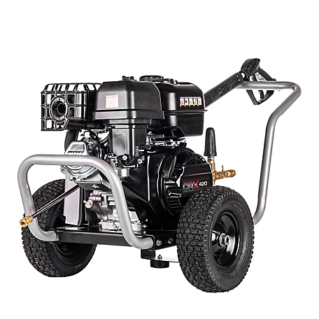 SIMPSON 4,400 PSI 4 GPM Gas Cold Water Blaster CRX420 Pressure Washer with Triplex Plunger Pump, 50 ft. Hose