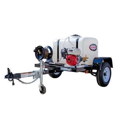 SIMPSON 3,200 PSI 2.8 GPM Gas Cold Water Pressure Washer with CAT Triplex Plunger Pump, Honda GX200 Engine, 50 ft. Hose