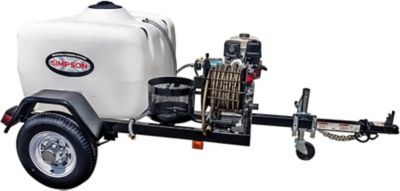 Image showing  3,800 PSI 3.5 GPM Gas Cold Water Pressure Washer with CAT Triplex Plunger Pump, Honda GX270 Engine, 49-State