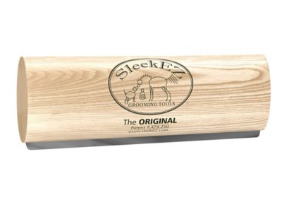 SleekEZ Original SleekEZ 10 in. wood handle horse/large animal grooming tool