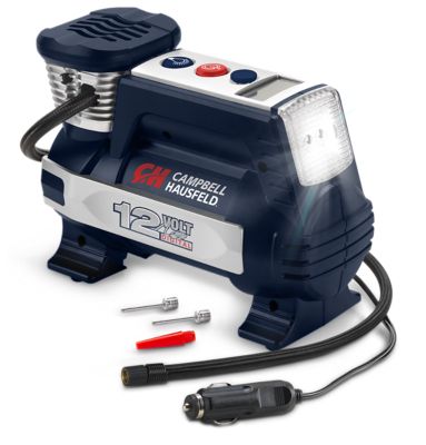 Campbell Hausfeld 12V Digital Inflator with Auto Shut-Off Safety Light and Accessories