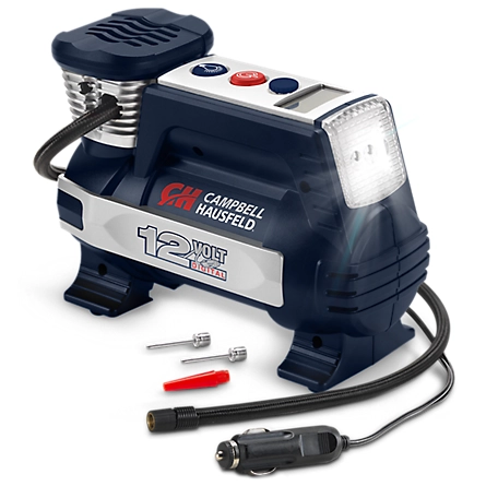 Campbell Hausfeld 12V Digital Inflator with Auto Shut-Off Safety Light and Accessories