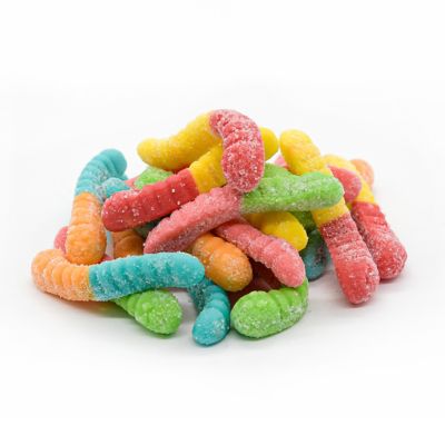 Image showing  Sour Neon Candy Worms, 8.75 oz.
