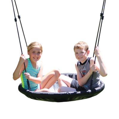 Image showing  AdventureMG Swing, 350 lb. Capacity, Ages 5 and Up, 39 in. L x 39 in. W x 68 in. H, 8.25 lb.