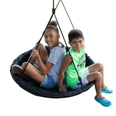 Image showing  AdventureMG Swing, 350 lb. Capacity, Ages 5 and Up, 39 in. L x 39 in. W x 68 in. H, 8.25 lb.