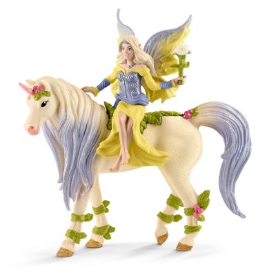 Schleich Fairy Sera with Blossom Unicorn Toy Figurine