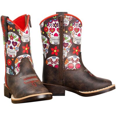 skull cowgirl boots