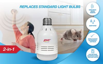 Image showing  Rodent Repellent and LED Light Bulb