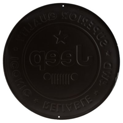 Image showing  Jeep Round Embossed Tin Sign, 12 in. x 12 in.