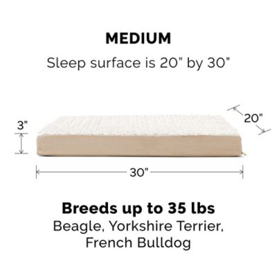 Image showing 8 th FurHaven Ultra Plush Deluxe Orthopedic Mattress Pet Bed