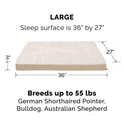 Image showing 8 th FurHaven Ultra Plush Deluxe Orthopedic Mattress Pet Bed