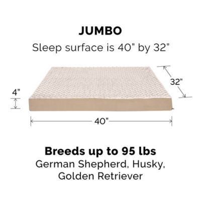 Image showing 8 th FurHaven Ultra Plush Deluxe Orthopedic Mattress Pet Bed