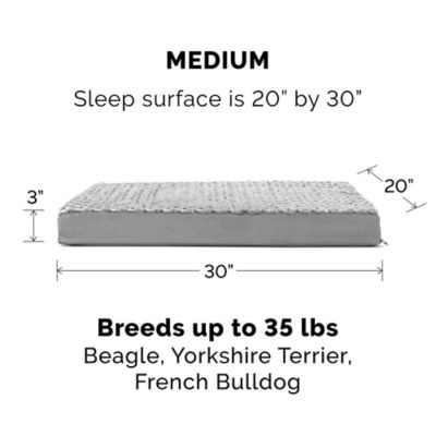 Image showing 8 th FurHaven Ultra Plush Deluxe Orthopedic Mattress Pet Bed