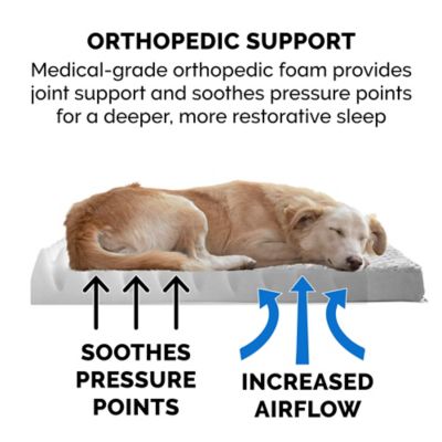 Image showing  Ultra Plush Deluxe Orthopedic Mattress Pet Bed