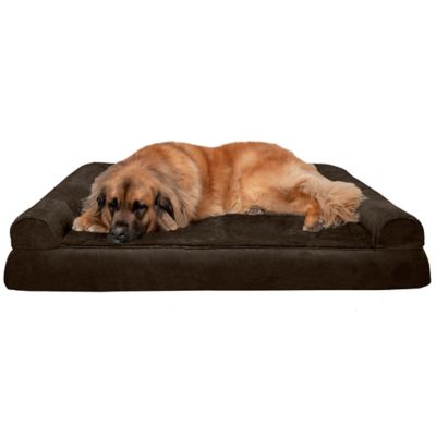 suede dog bed