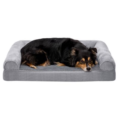 FurHaven Plush and Suede Orthopedic Sofa Dog Bed