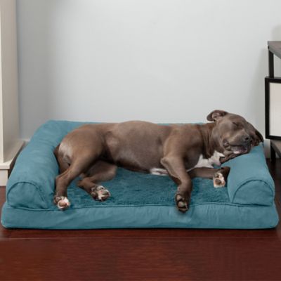 Image showing  Plush and Suede Orthopedic Sofa Dog Bed, 45536089P