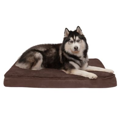 suede dog bed