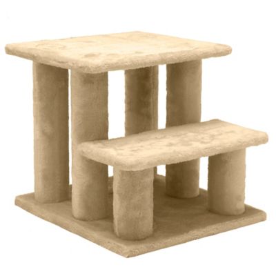 Image showing  Steady Paws 3-Step Pet Stairs, Cream
