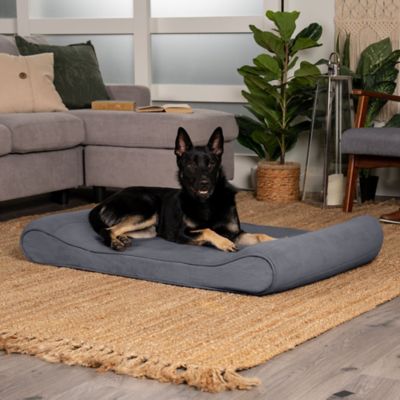 FurHaven Microvelvet Luxe Lounger Orthopedic Mattress Pet Bed