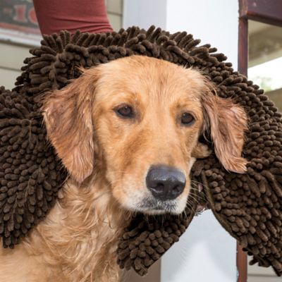 Image showing 6 th FurHaven Small Muddy Paws Towel & Shammy Rug - Mud