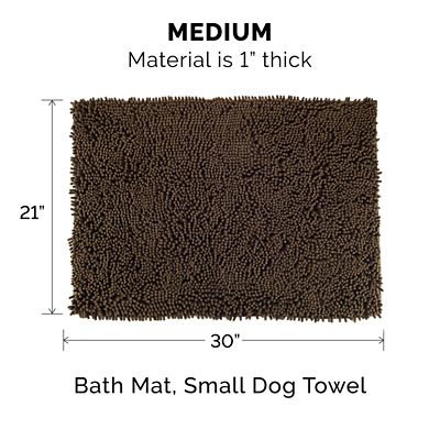 Image showing  Medium Muddy Paws Towel & Shammy Rug - Mud