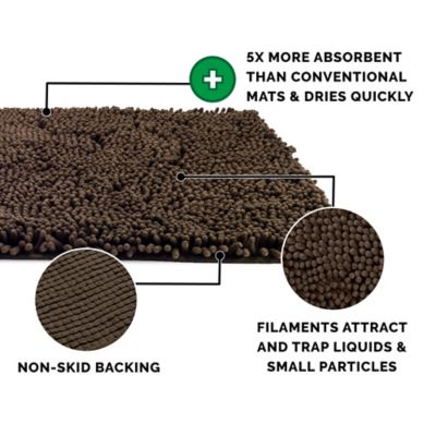 Image showing  Medium Muddy Paws Towel & Shammy Rug - Mud