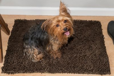 Image showing 7 th FurHaven Medium Muddy Paws Towel & Shammy Rug - Mud