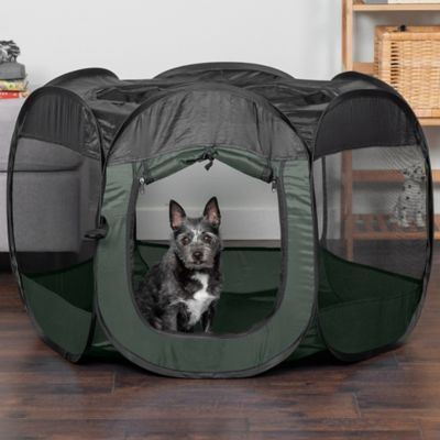 Image showing  Indoor/Outdoor Portable Mesh Pet Play Pen