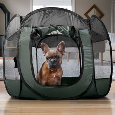 Image showing  Indoor/Outdoor Portable Mesh Pet Play Pen
