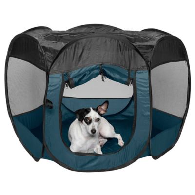 Image showing  Indoor/Outdoor Portable Mesh Pet Play Pen