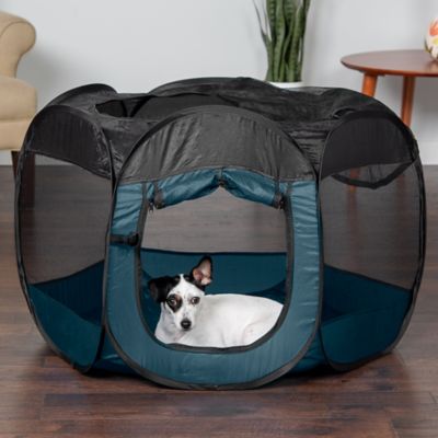 Image showing  Indoor/Outdoor Portable Mesh Pet Play Pen