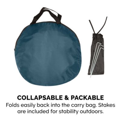 Image showing  Indoor/Outdoor Portable Mesh Pet Play Pen