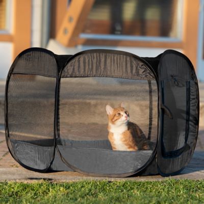 Image showing  Indoor/Outdoor Portable Mesh Pet Play Pen