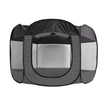 Image showing 7 th FurHaven Indoor/Outdoor Portable Mesh Pet Play Pen