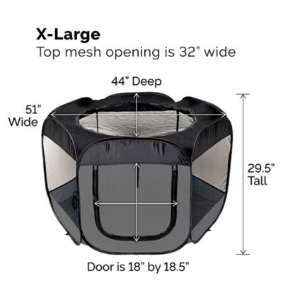 Image showing 8 th FurHaven Indoor/Outdoor Portable Mesh Pet Play Pen