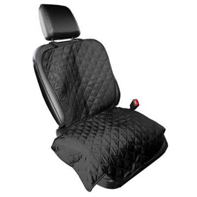 FurHaven Quilted Pet Single Car Seat Cover, Black