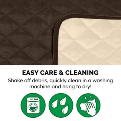 Image showing 6 th FurHaven Chair Slipcover Water-Resistant Reversible Two-Tone Furniture Protector Cover, Espresso/Clay, Chair