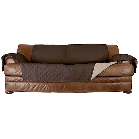 FurHaven Reversible Waterproof Sofa Furniture Protector with Non-Skid Back
