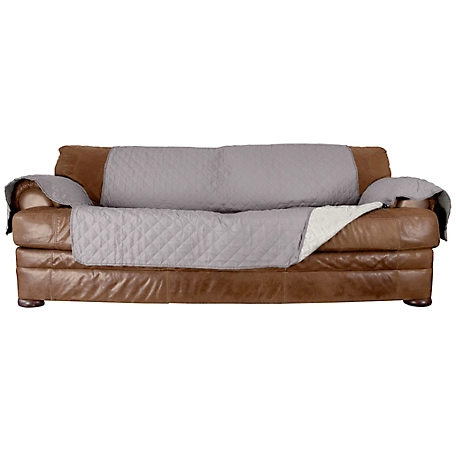 FurHaven Reversible Water-Resistant Furniture Protector Gray/Mist Sofa