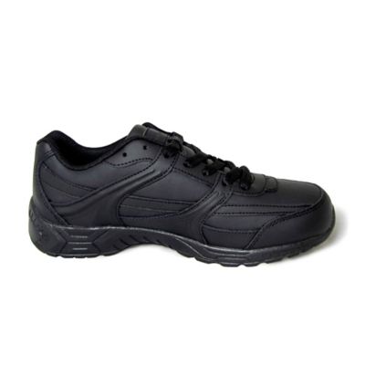 Image showing 5 th Genuine Grip Men's 1010 Leather Jogger Slip-Resistant Work Shoes, Black