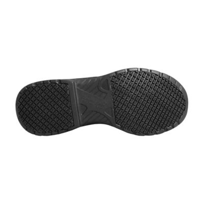 Image showing  Men's 1010 Leather Jogger Slip-Resistant Work Shoes, Black