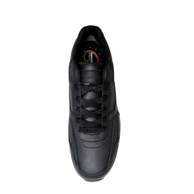 Image showing  Men's 1010 Leather Jogger Slip-Resistant Work Shoes, Black