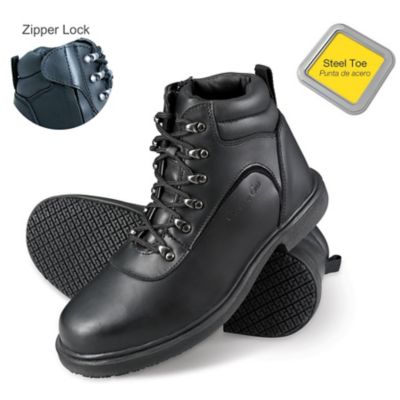 Image showing 6 th Genuine Grip Men's Steel Toe 7130 Zipper Boots