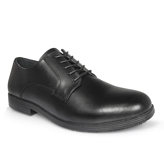 mens black non slip dress shoes Genuine Grip Men's Comfort Oxford Work making them suitable for various work environments Genuine Grip Men's Dress Oxford