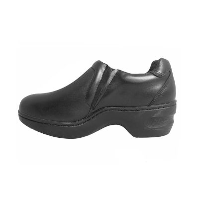 Image showing  460 Slip-Resistant Slip-On Work Shoes, Black