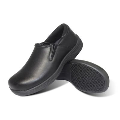 Image showing  Men's 4700 Slip-On Non-Slip Work Shoes, Black