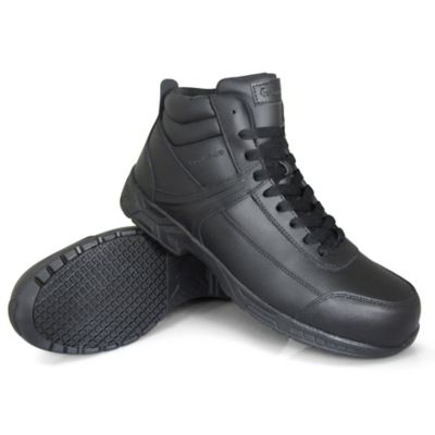 slip resistant leather boots